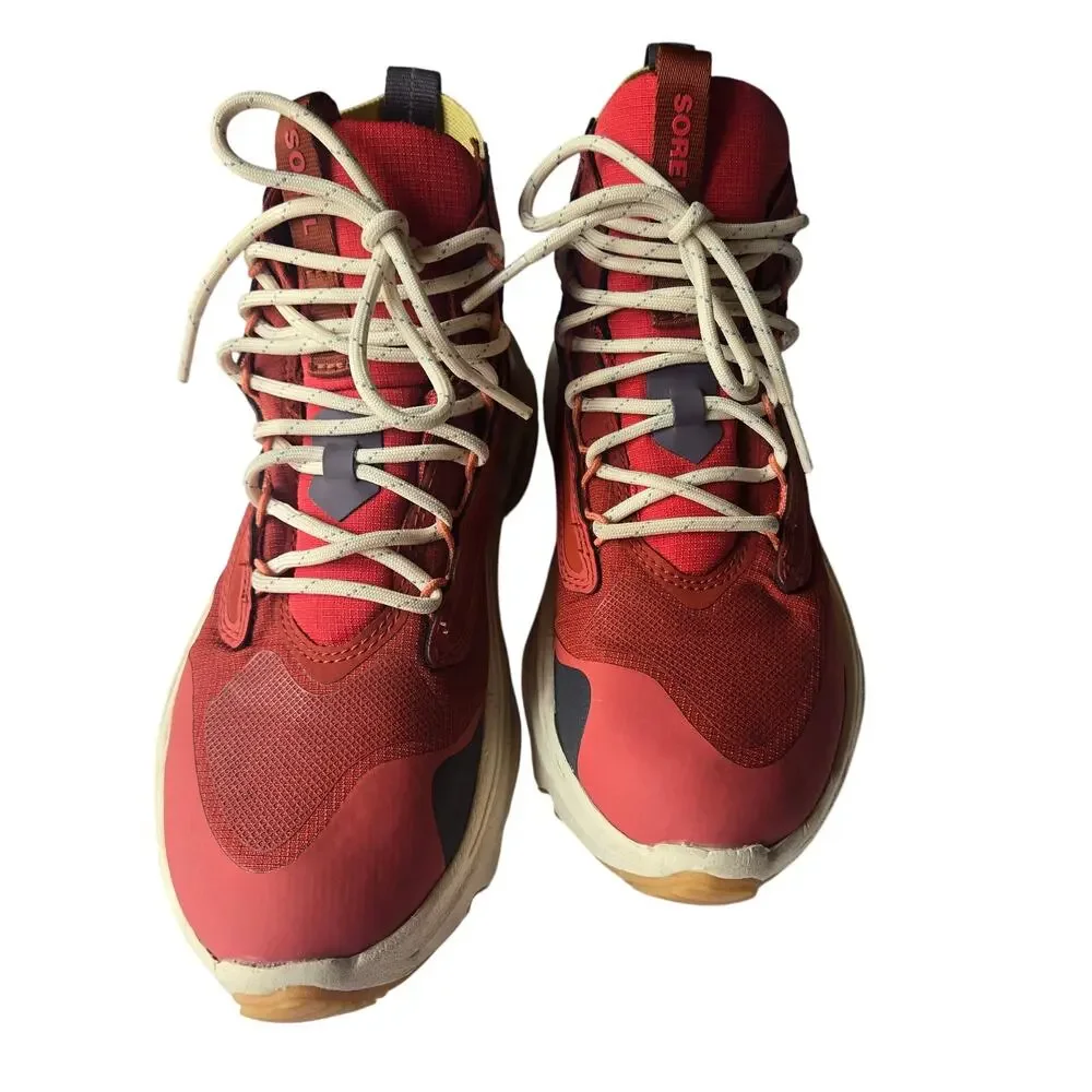 Sorel Size 5.5 Women's Kinetic Waterproof On the Go Venture Mid-Boot Hiking red - Picture 2 of 10